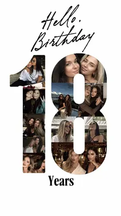 Birthday 18 years