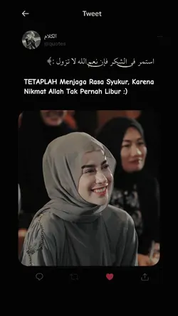 tetaplah bersyukur..