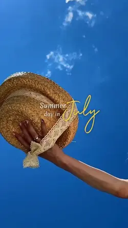 Summer day in july