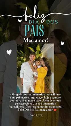 Feliz dia dos pais 