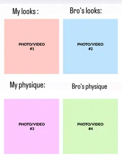 me vs bro