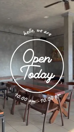 Today We Are Open