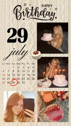 BIRTHDAY 29 JULY