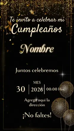 Invitación Cumpleaño