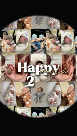 happy 2 month baby 