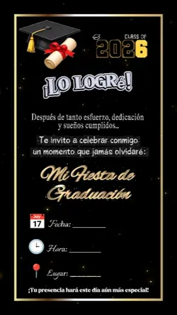 Invitación graduació