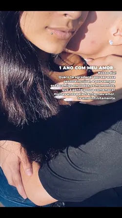 1 ano de namoro