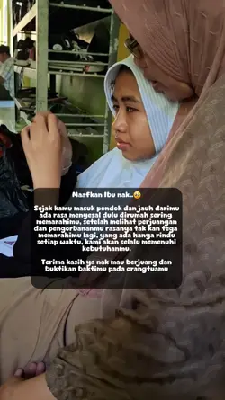 Maafin ibu nak 