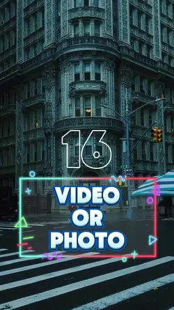 16 video or photo 
