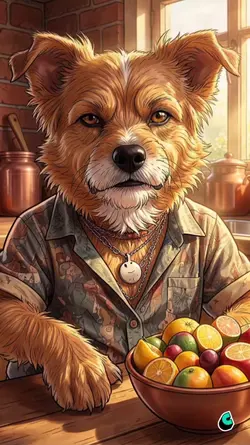 Dog talking