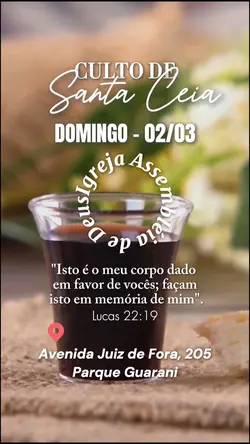CULTO | SANTA CEIA