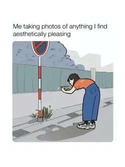 me taking photos