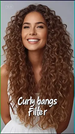 curly bangs