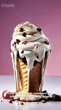 melting ice cream
