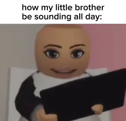LIL BROTHER BE LIKE