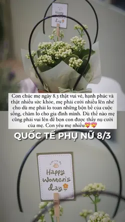lời chúc Mẹ 8/3