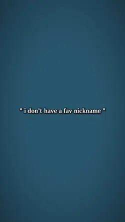 nicknames 