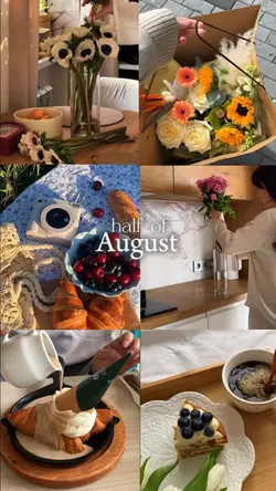 Half of August 