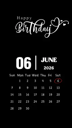 BIRTHDAY 06 JUNE