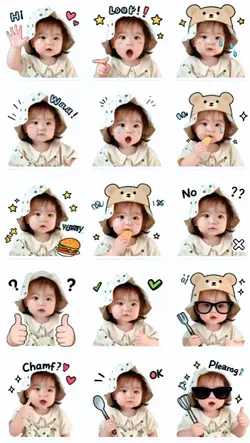cute sticker trend