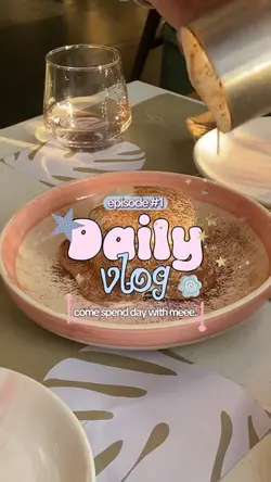 Opening daily vlog