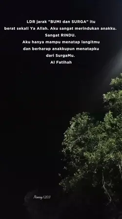 Rindu anak surgaku