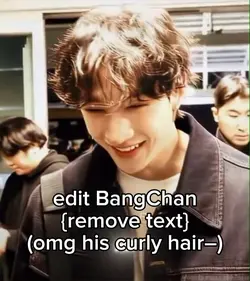 BangChan edit curly 
