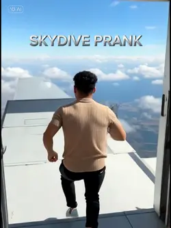 SKYDIVE PRANK