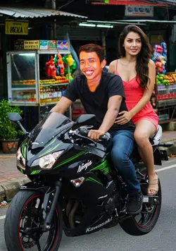 BONCENG CEWEK CANTIK