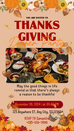 Invitation ThanksGiv