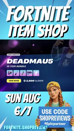 Fortnite item shop!