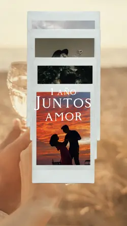 1 año juntos amor