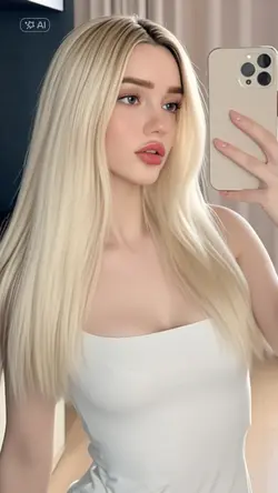 blonde hair