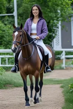 riding horse