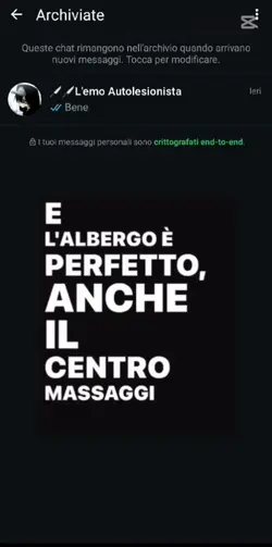 Sono felice ora...