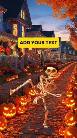 dancing skeleton