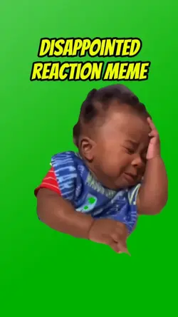 Disappointed meme