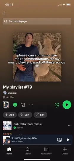 I need more songs 🙏
