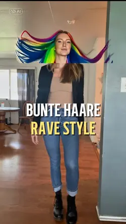 Bunte Haare KI