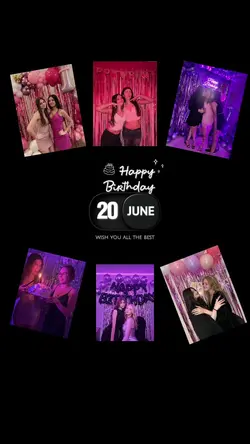 Birthday 20 June