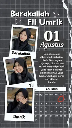 MILAD 1 AGUSTUS