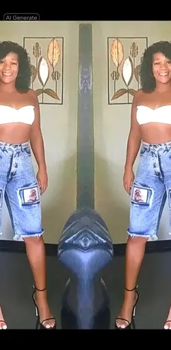 Dancing and smiling 