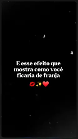 CABELO COM FRANJA 