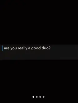 good duo? 