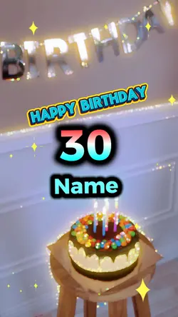 Happy 30th birthday