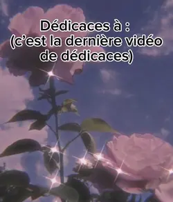 Dédicace(la dernière