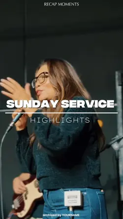 SUNDAY SERVICE
