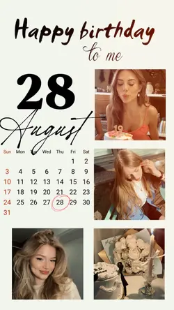 BIRTHDAY 28 AUGUST