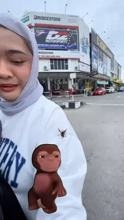 Stiker monyet joget