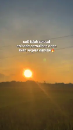 cuti telah selesai